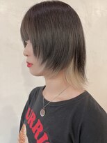 イーストハムアール(EAST HAM r) 顔まわりレイヤー/ミディアムウルフ/デザインカラー