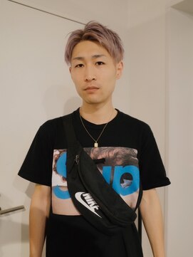 ヨー(Yoh-) 【ピンクシルバー/星亘祐】センターパート/コンマヘア