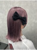 ピンクラベンダー デザインカラー 成増地下鉄成増