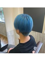 ビー オン ディー ヘア 池袋(BonD hair)&nbsp;アイスブルー【池袋/髪質改善/ハイライト】