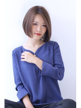 オーロ 西大寺店(ORO) ベージュが可愛いショートスタイル