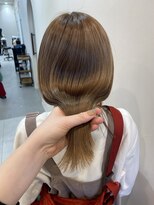 【自由が丘】水素ブリーチなしカラー