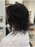 栃木大人ショートボブグレイカラー白髪染め白髪ぼかしハイライト