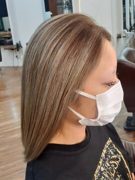 アレックス 西神中央店(alex) 大人可愛い3Dハイライト×くすみベージュ【20代30代40代50代】