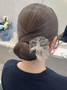 アロアートヘアー(ALO art hair) #タイトシニヨン /髪質改善/超高濃度水素ケア/艶髪