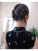 ツインお団子アレンジ