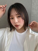 ロンドプランタン 恵比寿(Lond Printemps)&nbsp;ミニウルフレイヤーカット顔周り前髪韓国ショートボブ/恵比寿