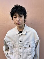 スパイキーショート/刈り上げないで作るメンズカット/パーマ