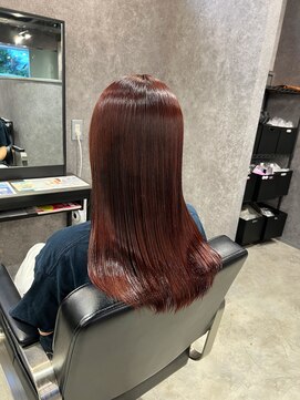 インク(ink) red brown