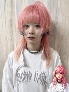 ヘアショップ ホップエム(HAIR SHOP HOP M) ウルフカット/ウルフ女子/顔周り