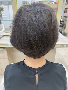 アッシュ 仙川店(Ash) 40代50代60代髪型ボリュームアップボブミセスボブ艶カラー