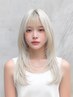 《学割U24限定》カット+ブリーチなしダブルカラーorブリーチカラー