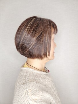 松本平太郎美容室 吉祥寺パートファイブ(PART5) 40代50代60代×ディスコネボブ×イノアカラー×ハイライト