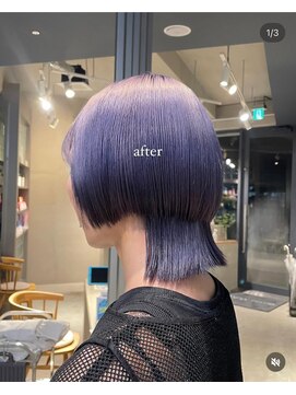 ヘアラウンジ アンリオ(hair lounge an rio) パープルヘア