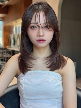 ロンド ボーイ 表参道(Lond BOY) オリーブグレー/韓国風巻き/レイヤーカット/髪質改善/縮毛矯正