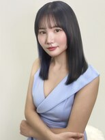 ステラ(Stella)&nbsp;銀座ヘアカラー。宣材サロモ編。グレーとブルーVOL3.0