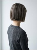 アンブレラカラーミニボブショートボブ10代20代30代白髪ぼかし