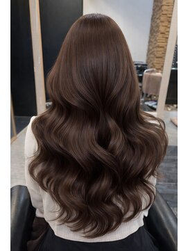 ラピス 横浜(Lapis) Hブリーチカラーブラウンベージュ髪質改善シールエクステ