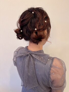 モナ 髪質改善(MONA) 【MONA】ヘアセット/お呼ばれヘア/結婚式/ヘアアレンジ