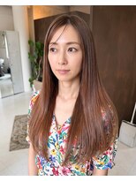 零秒女髪 千里丘店&nbsp;髪質改善で叶える艶やか上品ロングヘアカラー艶髪美髪艶感