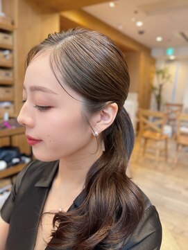 バイオレット 表参道店(Violet) ブライダルカット　顔周りカット　うぶ毛前髪