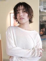 ロジェ(loje)&nbsp;20代30代40代 ナチュラルショートゆるパーマ/ミルクブラウン