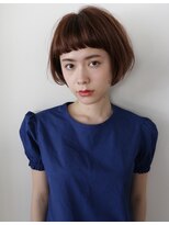 ナヌーク シブヤ(nanuk shibuya)&nbsp;【nanuk】こだわりの眉上すき間バング◇ニュアンスカールボブ