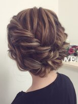 ヘアーセットサロン ピンキー(Hairset Salon Pinky)&nbsp;Pinky☆ナチュラル編みネジアレンジ