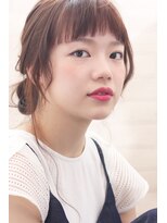 ヘアーアンドメイク フォルス(HAIR&MAKE FORS)&nbsp;【FORS】西田ゆか　ショートバングでもキレイめ☆ゆるアレンジ