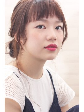 ヘアーアンドメイク フォルス(HAIR&MAKE FORS) 【FORS】西田ゆか　ショートバングでもキレイめ☆ゆるアレンジ