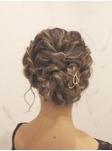 【早朝可能】結婚式★二次会★パーティー★編み込み★ヘアセット