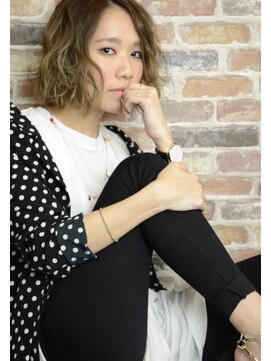 イースタイル 豊田四郷店(e-style) 外人風グラデーションボブ