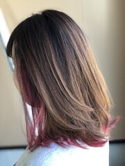 【Lead Hair】インナーカラーレッド