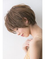 レア 渋谷(Le'a)&nbsp;【Le'a　渋谷】透明感とふんわり　小顔丸みショート