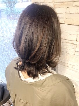 ミッシェル アフロート(michelle afloat) 20代30代40代50代ラウンドCカーブカット×小顔外ハネボブ