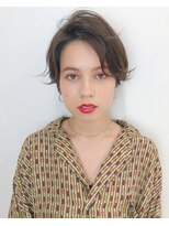 グッデイ ヘアー(GOOD DAY HAIR)&nbsp;マニッシュ　ネイビーカラー　美髪　フレンチボブ　ショート