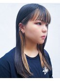 【loje】ロングヘアでもインナーカラー♪