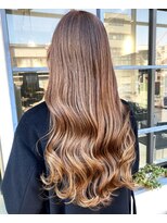 ヘアーサロンデフォーエバールークス(hairsalon de Forever Lux) ５０代でも綺麗なミルクティーベージュカラーブリーチ無し☆