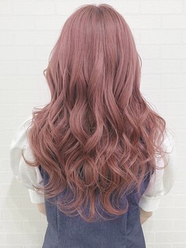 アールプラスヘアサロン(ar+ hair salon) 韓国ピンクカラー