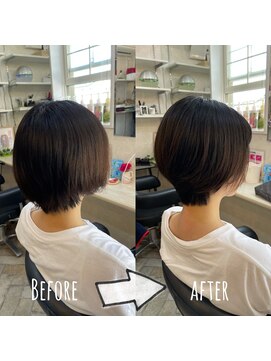 ビーカルム(美calm) 伸びた分だけスッキリカット♪
