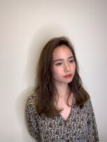 ライズ バイ レボ 柏店(RISE by REVO)&nbsp;ボブ/カーキグレージュ/大人かわいい/フェザーバング