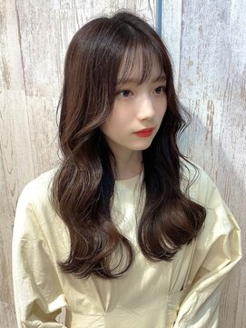 ユーフォリア 銀座(Euphoria) 大人かわいいセミロング☆透明感シアーアッシュブラウン♪