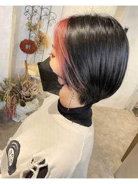 ヘアスタジオニコ(hair studio nico...) フェイスフレーミング★ピンク★