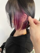 ヘアー ミッション 心斎橋店(hair Mission) インナーカラー【ピンクラベンダー】