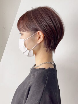 アイティー バイ アルバム 中野店(IT by ALBUM) くびれショート_外ハネボブセクションカラー_ba386311