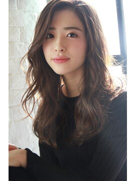 チョビー(Chobii) コテ巻き風デジタルパーマ韓国風ロングヘアchobii表参道栗原1