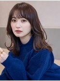【Unami】池田 大人ミディアム『上品な顔まわり×くびれヘア』