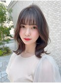 【Lond ambre】五島巨幹 韓国風/くびれヘア/前髪/波巻き