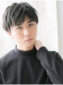 マットな質感◎ノンジアミンカラー束感マッシュパーマi名護大東