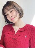 【CAF 照下　似合わせカット　イメチェンベージュボブ】